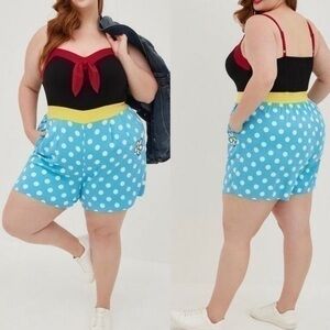 Torrid X Disney Minnie Romper Size 3